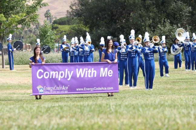 Marching Band Films a Commercial With PG&E