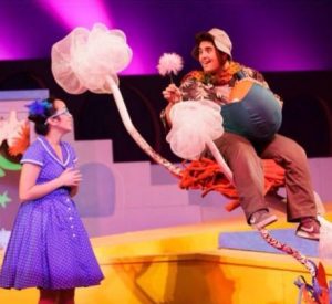 Ally Abonador (Left) and Nicholas J. Saud (Right) playing their roles in "Seussical: The Musical." PC: Ally Abonador