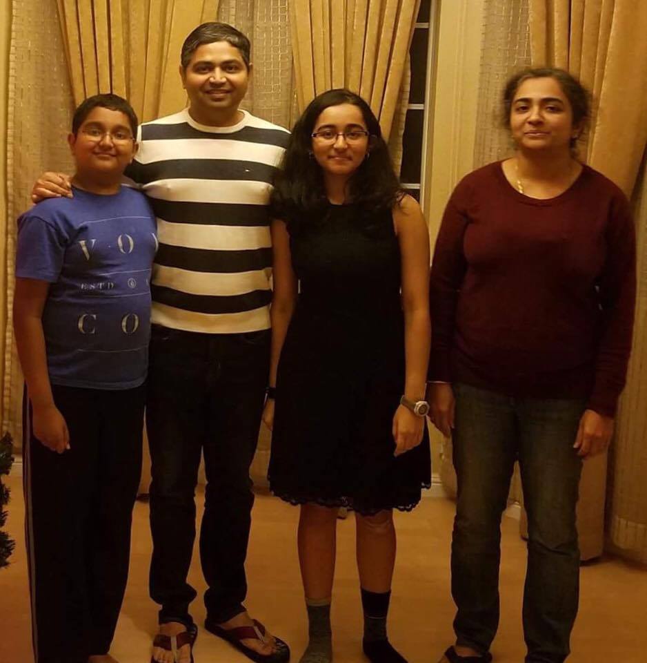 Junior Neha Bashyam’s parents, Renga Srinivas and Lakshmi Gopalakrishnan, came to the United States on the H-1B visa in search for better job opportunities and education for their children. They both became citizens of the United States in 2006. (Photo: Koushik Sundar)