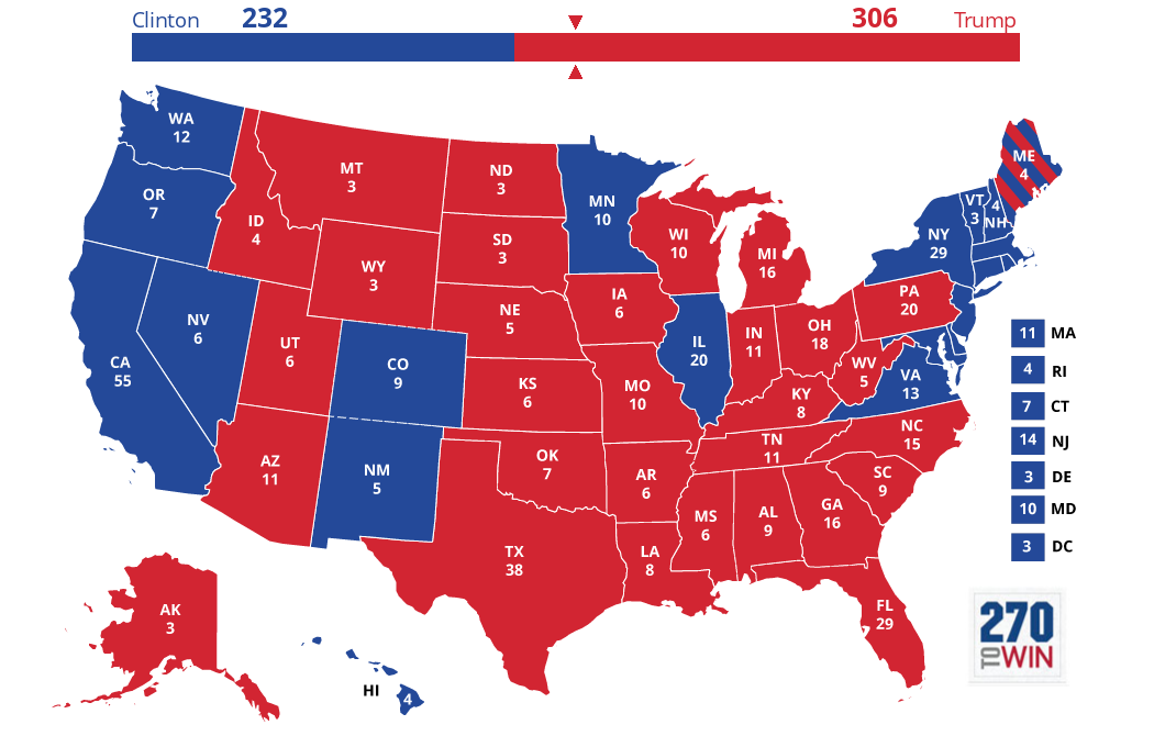 The+graphic+displays+how+the+electoral+votes+are+divided+among+states+and+districts.++