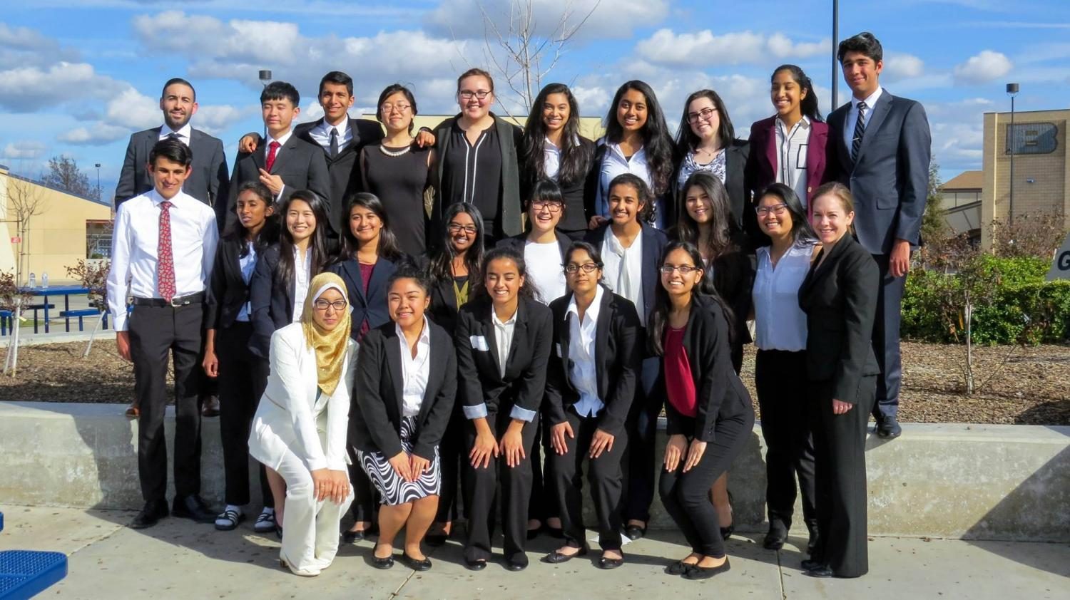 Irvington’s WTP poses at their final competition in Golden Valley High School.