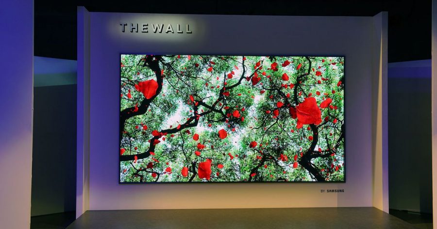 Samsung’s “The Wall” TV is a whopping 146 inches in size.