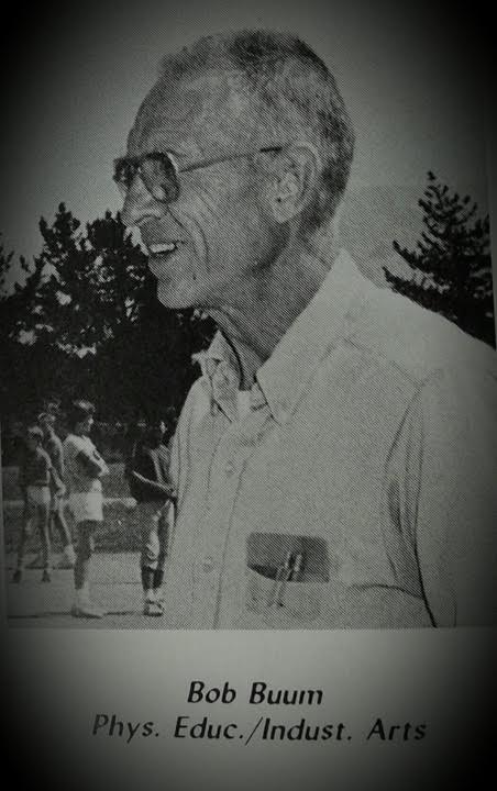 Coach Buum was one of the first teachers at Irvington and taught from 1962 to 1990.