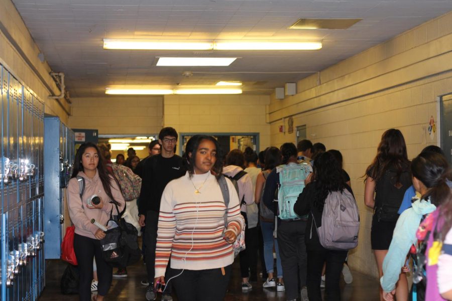 Caption: Hallways are becoming more and more crowded PC: Felicia Mo | Staff Writer