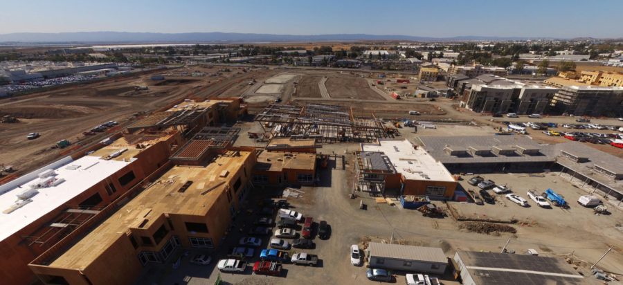 Construction of neighborhoods and school in Warm Springs area