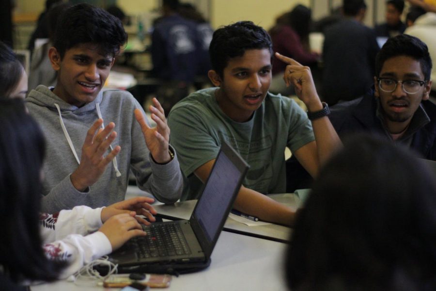 Arnav Sharma (10) from the student body and Krithik Varghese (10) from ASG made sure their underclassmen felt welcome and informed.