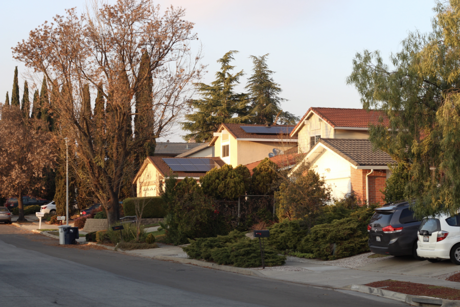 A Fremont neighborhood where rent prices exceed $3,000 per month.