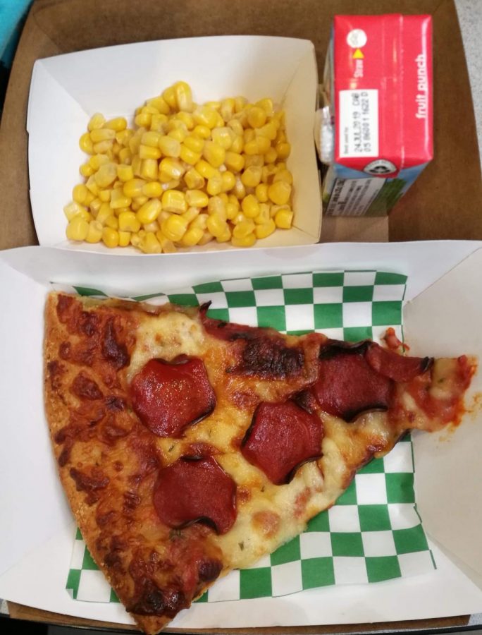 high school cafeteria pizza