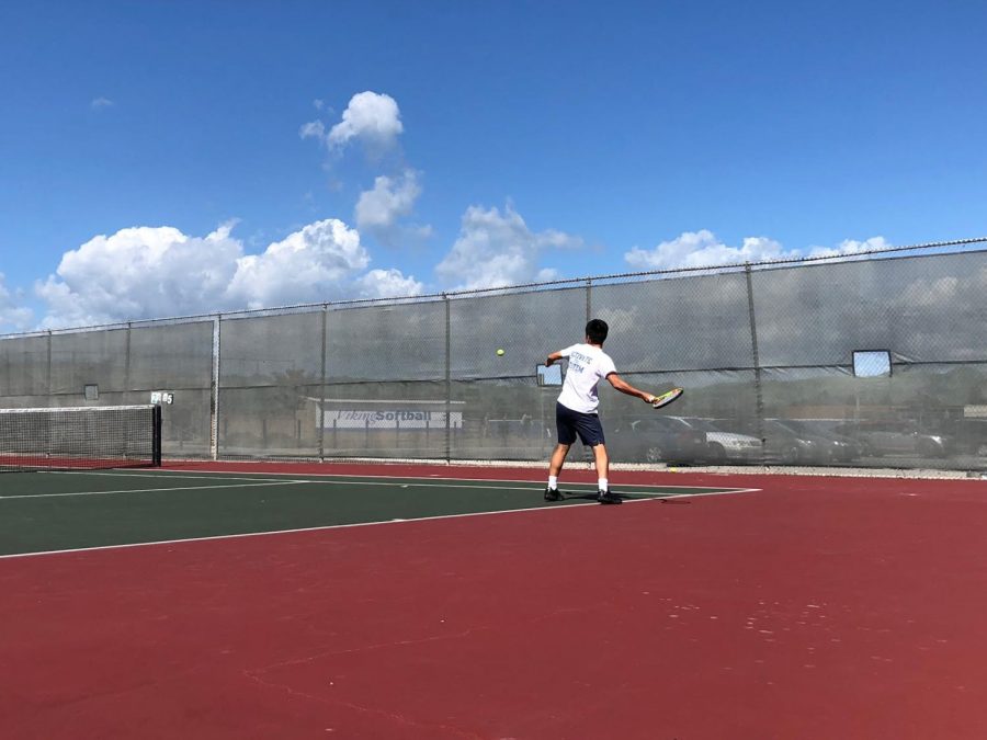 Boys%E2%80%99+Tennis+Serves+an+Ace