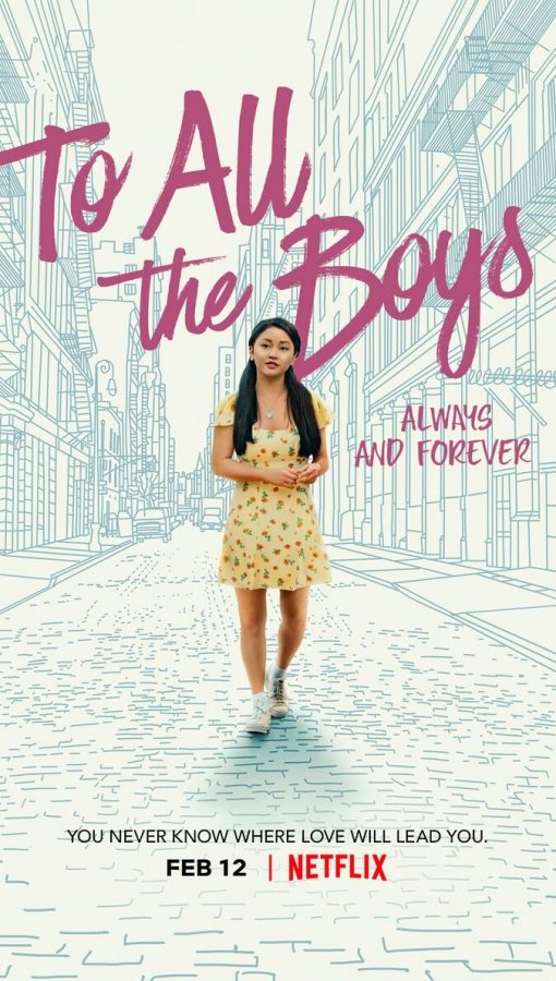  Written by Jenny Han and screenplay by Katie Lovejoy, the final installment of the To All the Boys concludes Lara Jean’s high school experience.