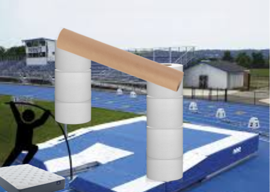 Irvington Pole Vault Becomes Irvington Toilet Roll Vault