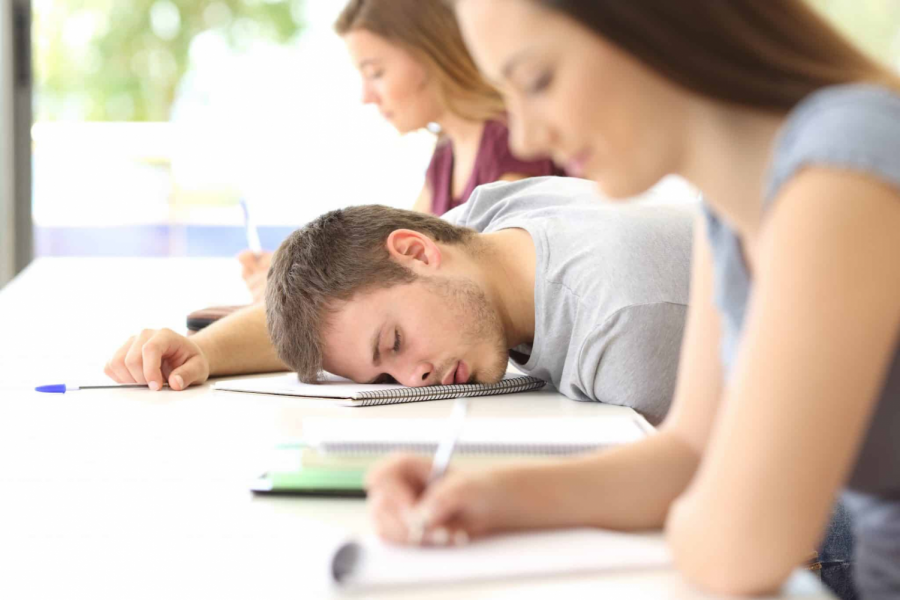 Real Life Image showing the mass excitement and atmosphere of happiness during an SAT Exam.