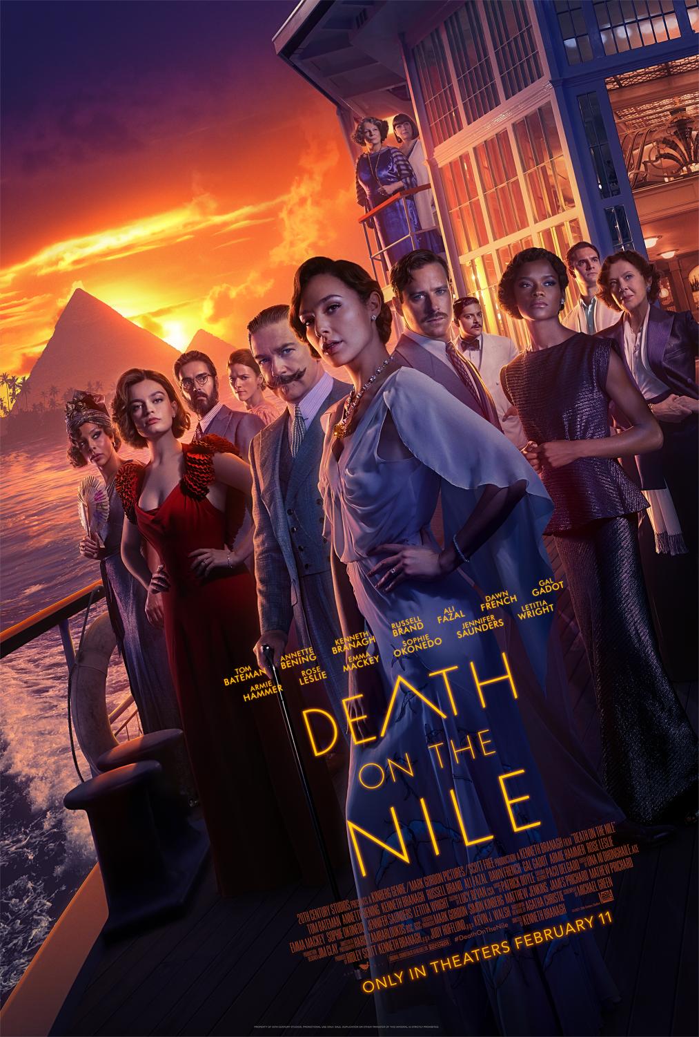 “Death on the Nile” Enough Romance to Fill the Nile — The Irvington Voice