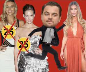 Once his bae reaches the max age of 25, Leonardo DiCaprio makes a hasty escape and runs to his next target. 