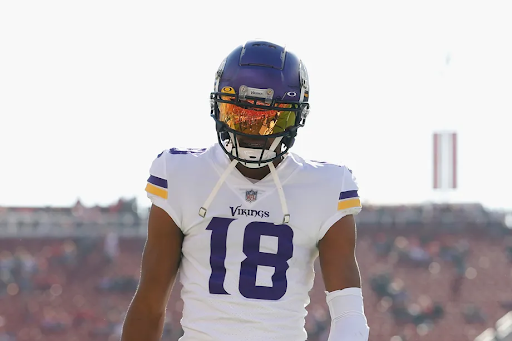 Minnesota Vikings wide-receiver Justin Jefferson will be the first overall pick in many fantasy drafts. (Lachlan Cunningham/Getty Images)


