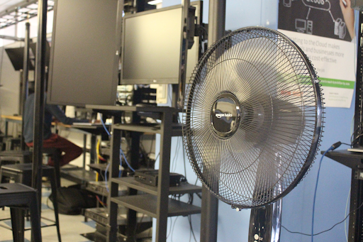 Some teachers resorted to bringing personal fans from home to cool classrooms due to inadequate ventilation by the HVAC units.