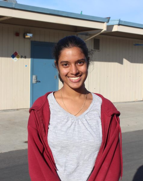 Vaishnavi Konda (12) reflects on her time at Irvington. 