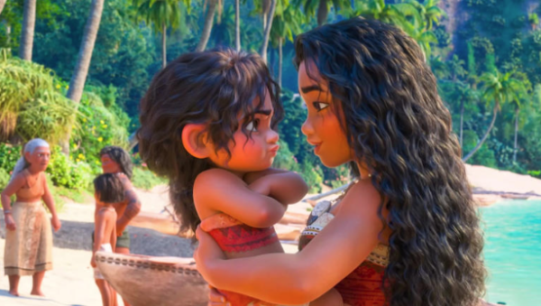 Moana and her sister, Simea, stand out as the best part of the movie. (Walt Disney Studio Motion Pictures)

