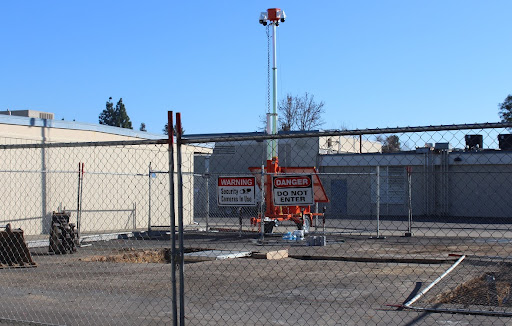 In response to overburdened electrical grids, the new building relies on a generator to supply electricity for the building.  
