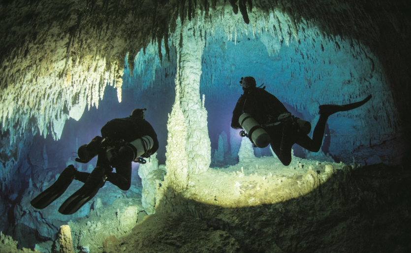 Cave Diving Club (CDC) Presidents search for lost treasure in the Irvington toilets 


