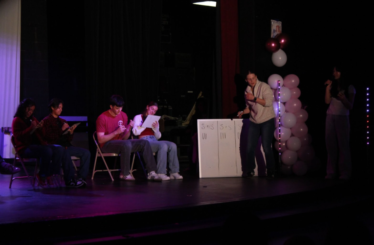 Couples from Irvington and American High School are quizzed with fun facts about their partner, testing how well the pairs know each other.