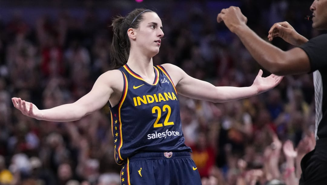 Indiana Fever guard Caitlin Clark (22) (Grace  Hollars/USA TODAY) 
