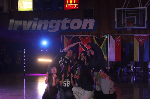 Irvington ICED poses after giving an energetic performance. 
